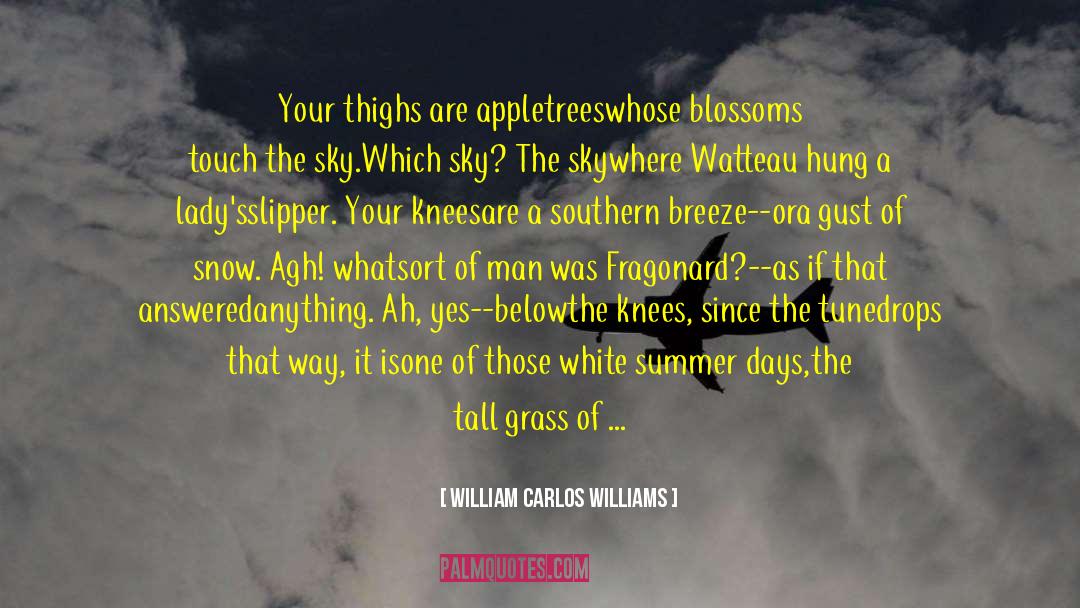 Hot Summer Days Challenge quotes by William Carlos Williams