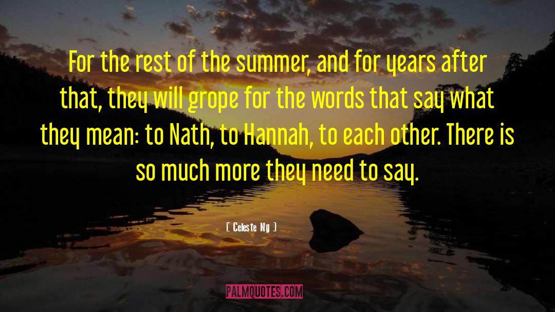 Hot Summer quotes by Celeste Ng