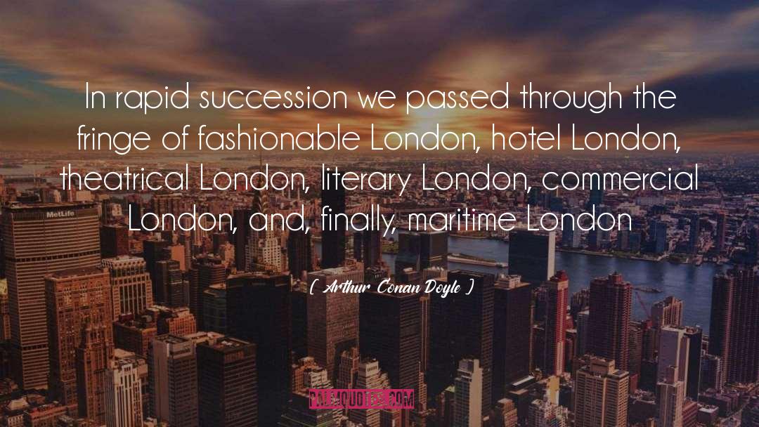 Hotel quotes by Arthur Conan Doyle