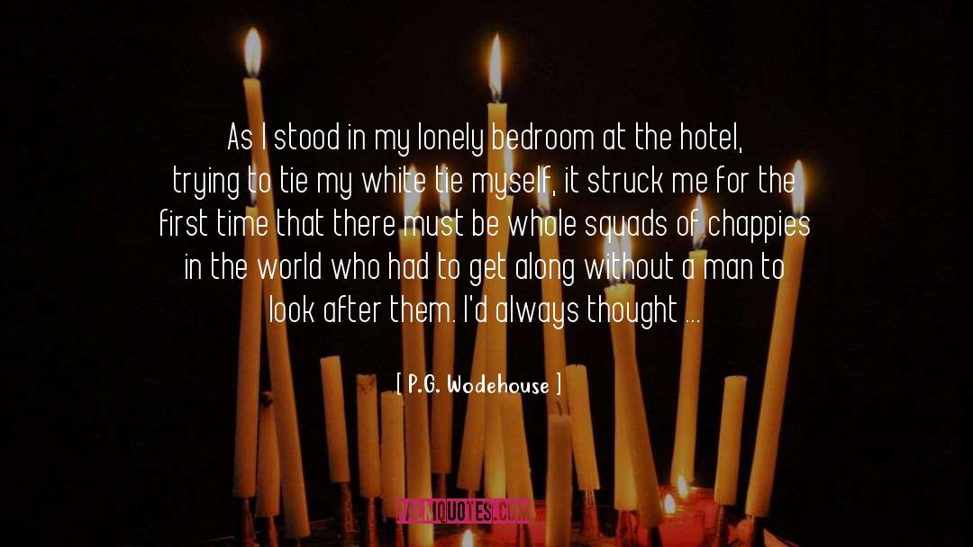 Hotel quotes by P.G. Wodehouse