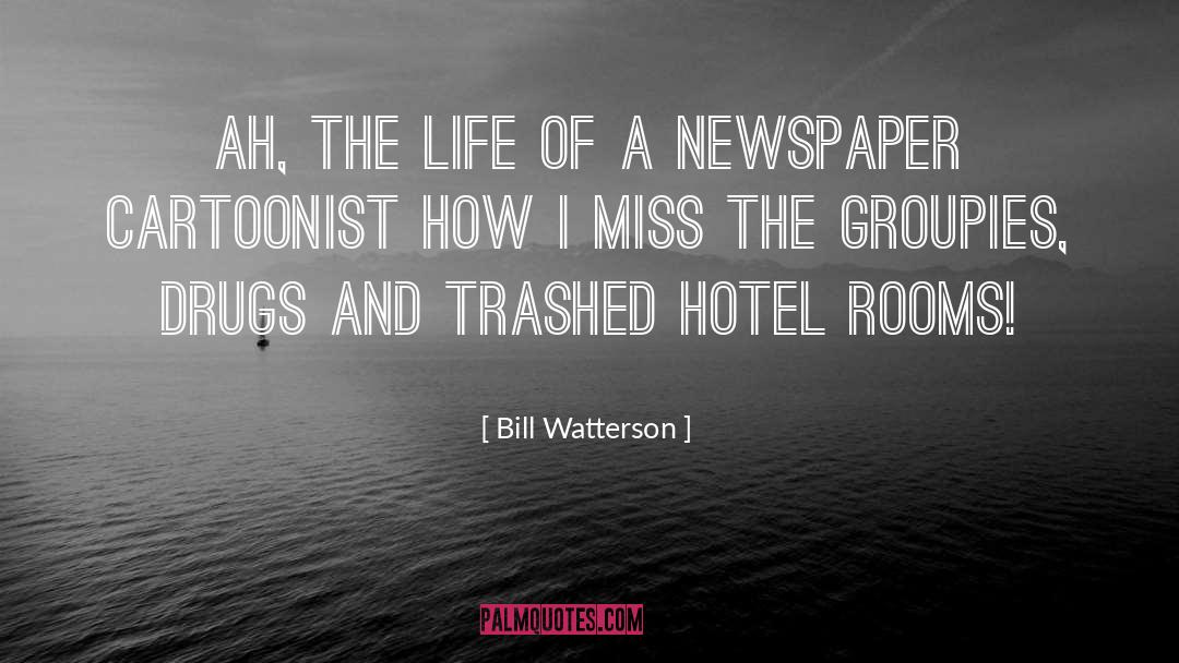 Hotel Rooms quotes by Bill Watterson