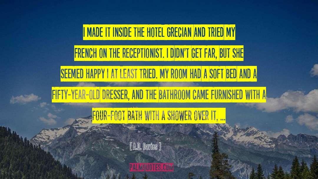 Hotel Ruby quotes by A.D. Davies