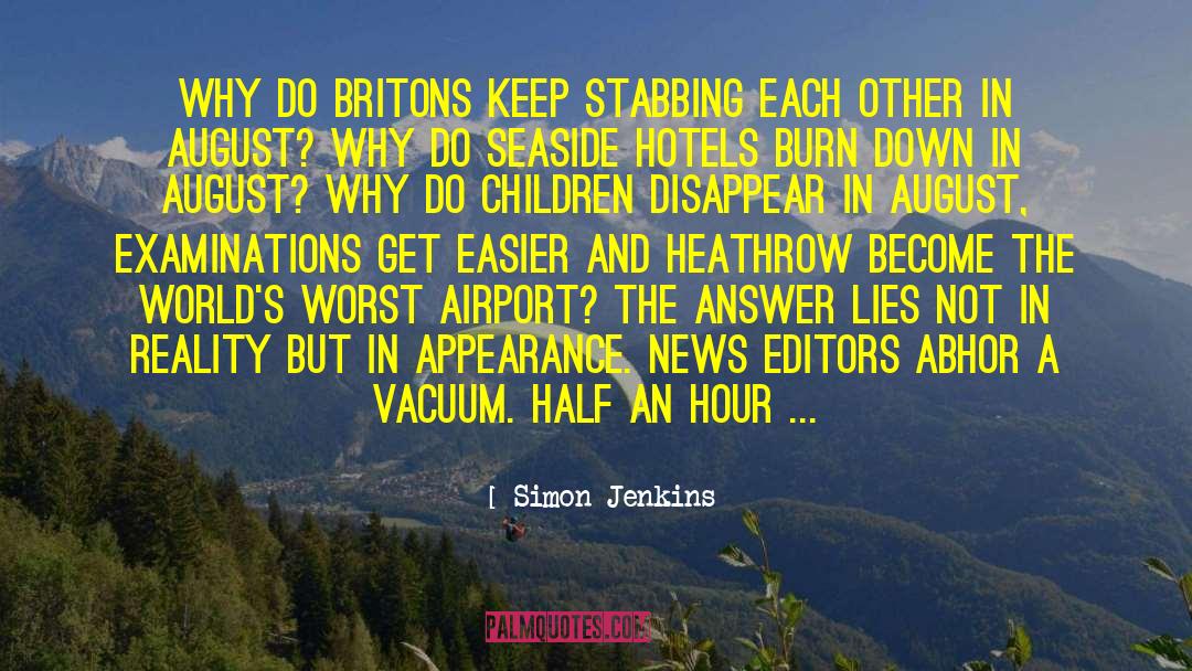 Hotels quotes by Simon Jenkins