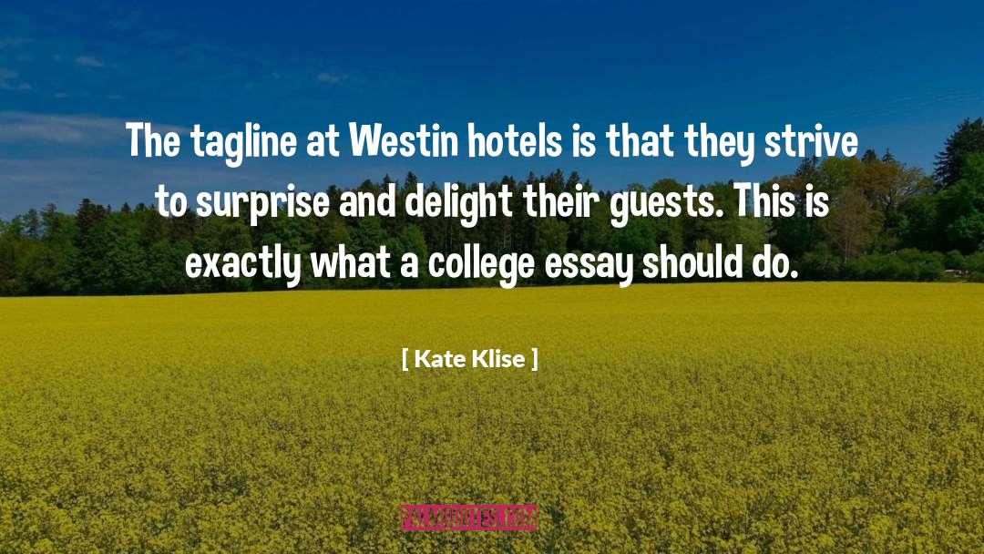 Hotels quotes by Kate Klise