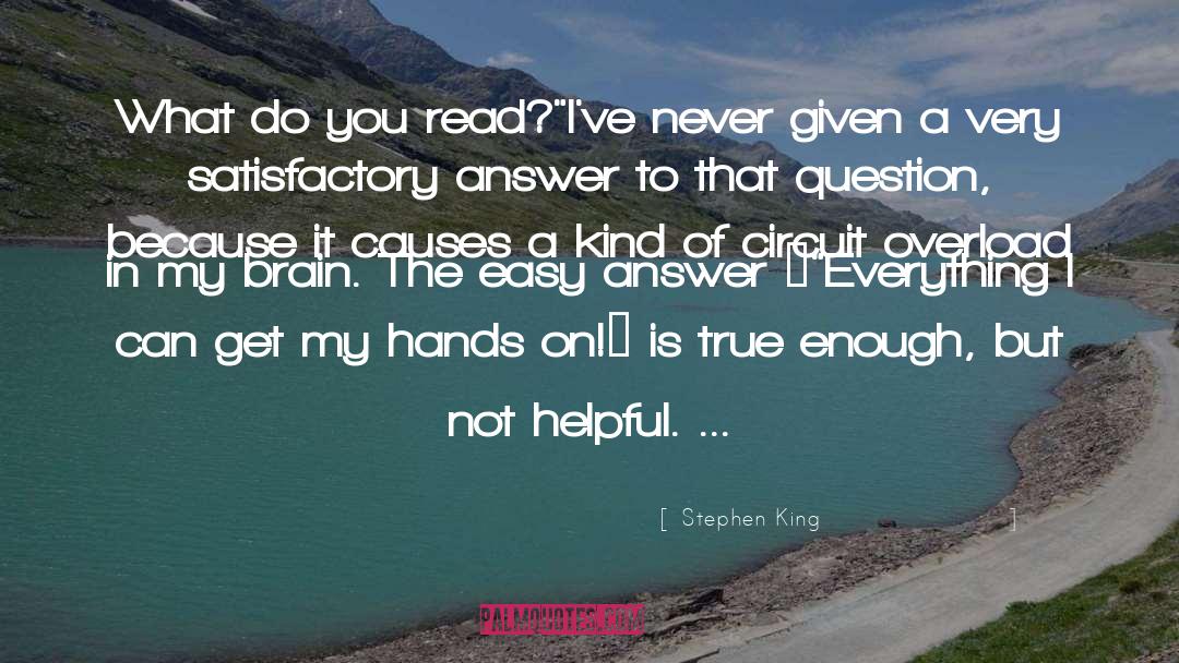 Hotness Overload quotes by Stephen King