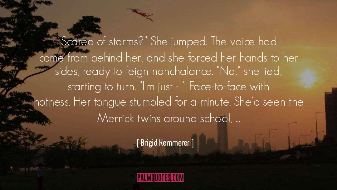 Hotness quotes by Brigid Kemmerer