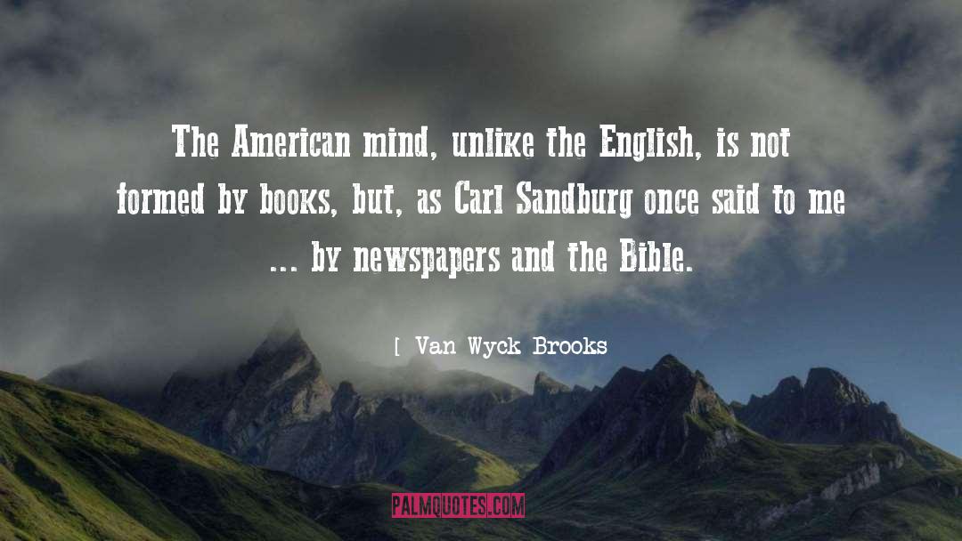 Houden Van quotes by Van Wyck Brooks