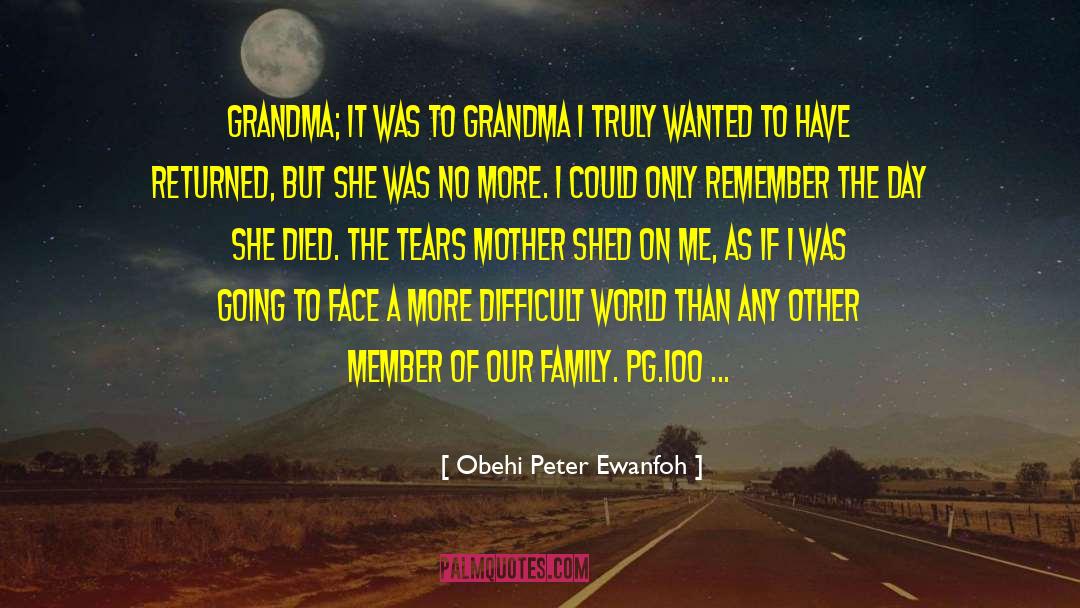 Houdeshell Family quotes by Obehi Peter Ewanfoh
