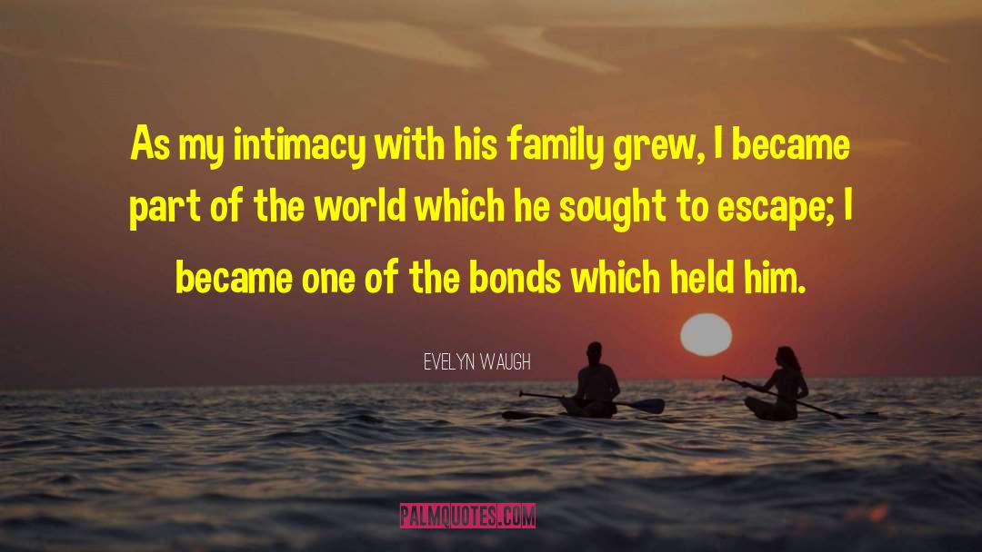 Houdeshell Family quotes by Evelyn Waugh
