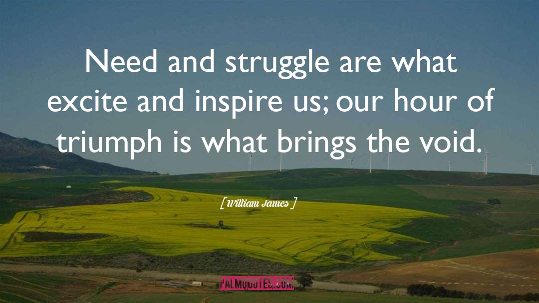Hour Of Triumph quotes by William James