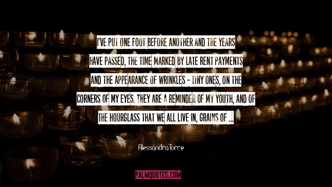 Hourglass quotes by Alessandra Torre