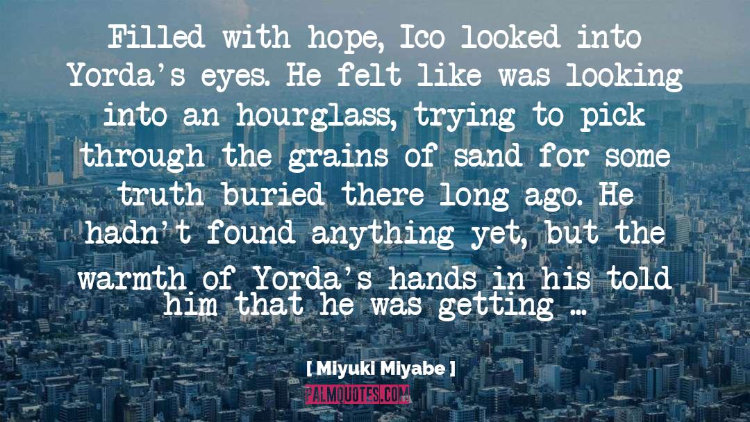 Hourglass quotes by Miyuki Miyabe