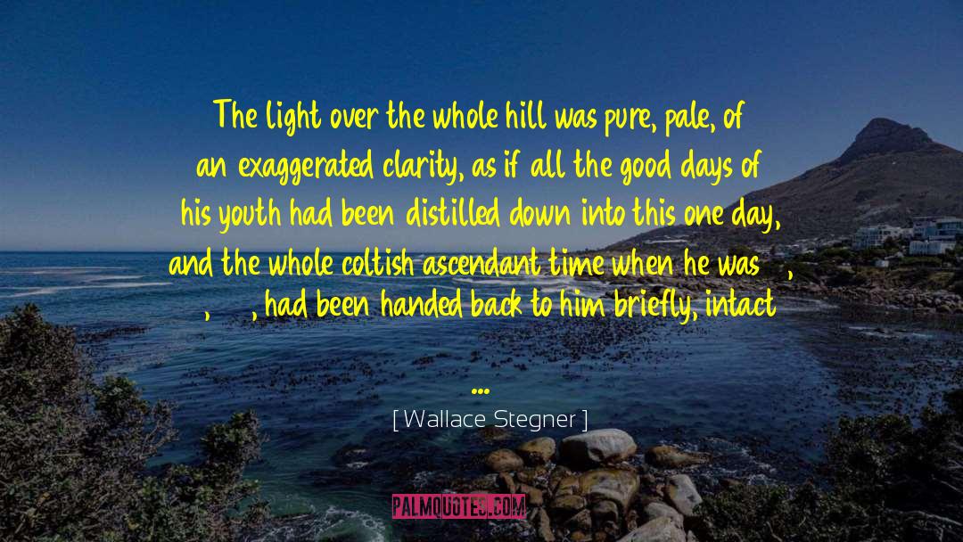 Hours In The Day quotes by Wallace Stegner