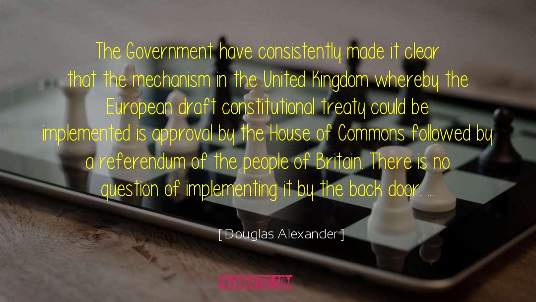 House Of Commons quotes by Douglas Alexander