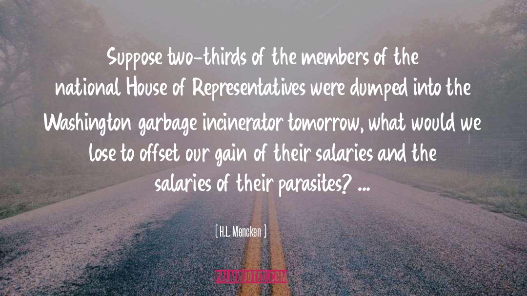 House Of Representatives quotes by H.L. Mencken