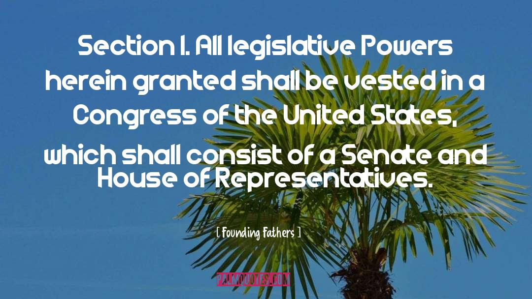 House Of Representatives quotes by Founding Fathers