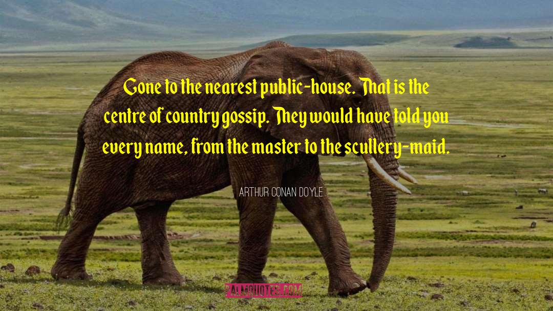 House Party quotes by Arthur Conan Doyle