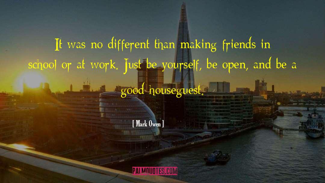 Houseguest quotes by Mark Owen