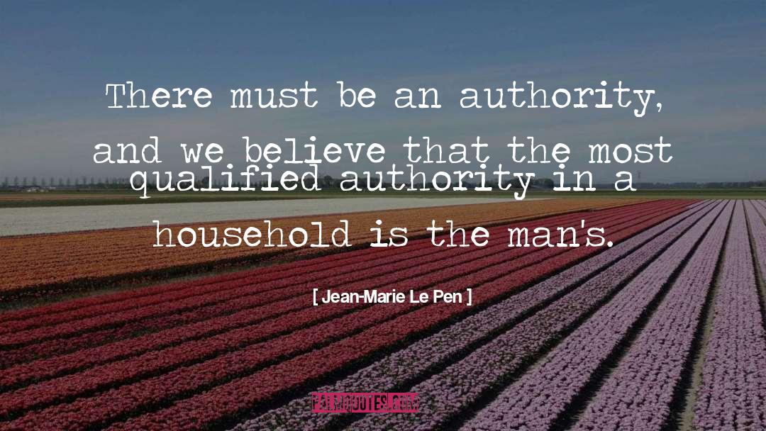 Household Chores quotes by Jean-Marie Le Pen