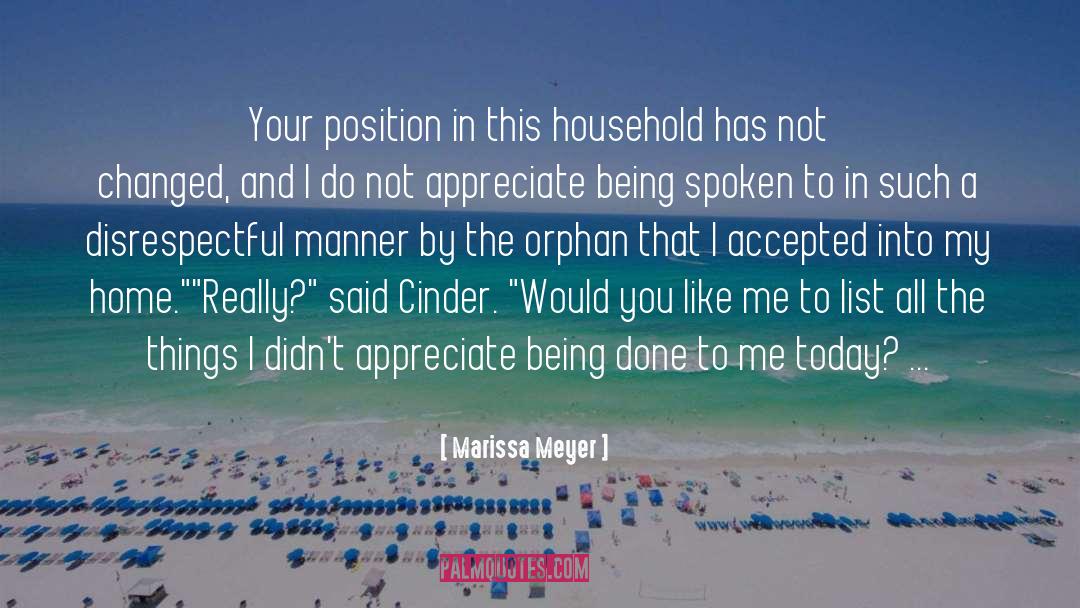 Household quotes by Marissa Meyer
