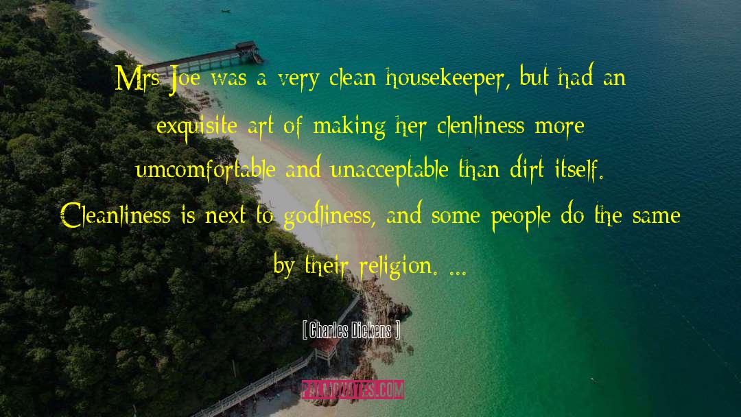 Housekeeper quotes by Charles Dickens