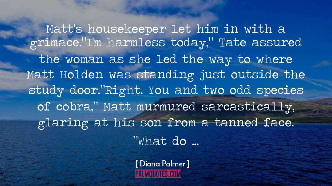 Housekeeper quotes by Diana Palmer