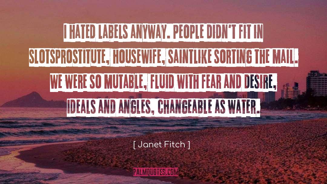 Housewife quotes by Janet Fitch