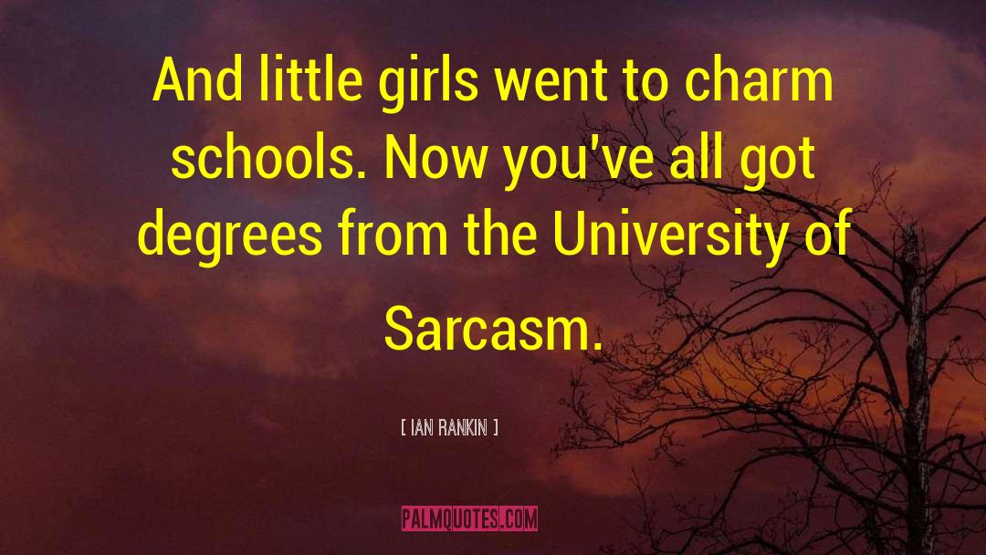 Housewife Sarcasm quotes by Ian Rankin