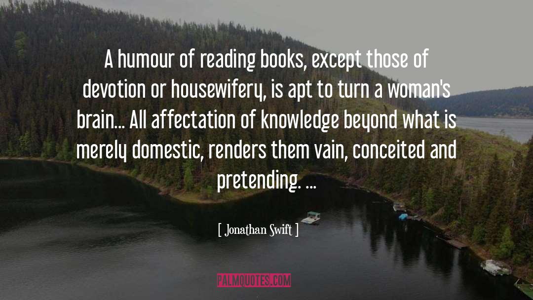 Housewifery quotes by Jonathan Swift