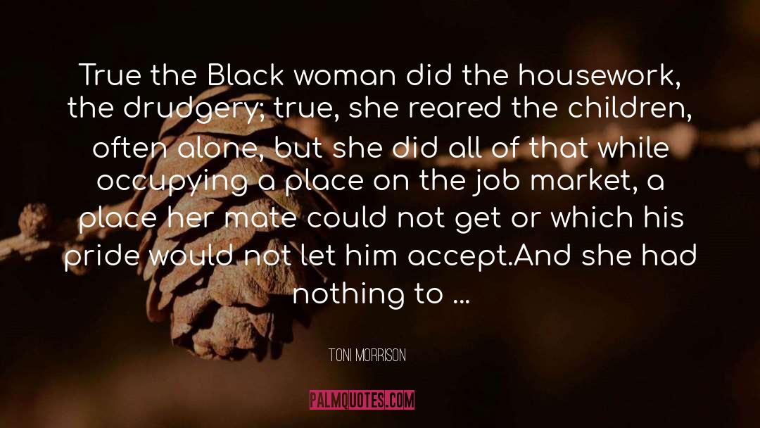 Housework quotes by Toni Morrison