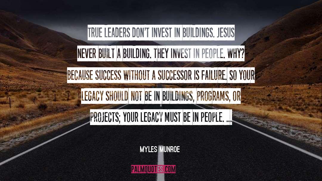 Housing Projects quotes by Myles Munroe