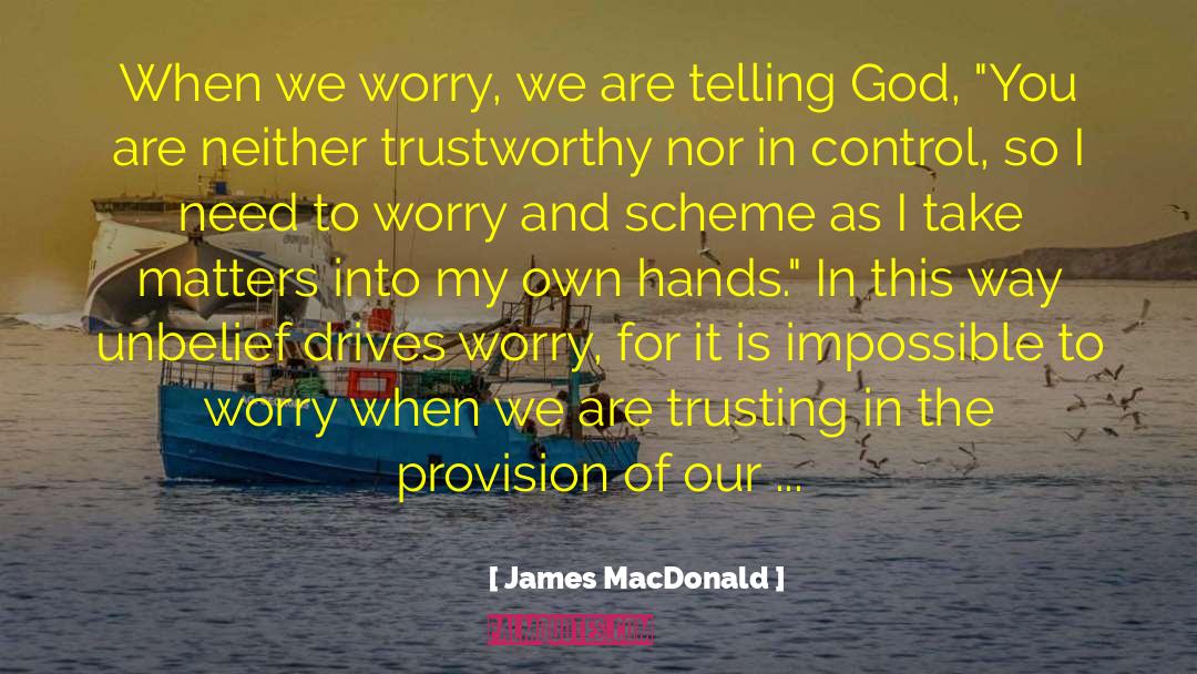 Housing Provision quotes by James MacDonald