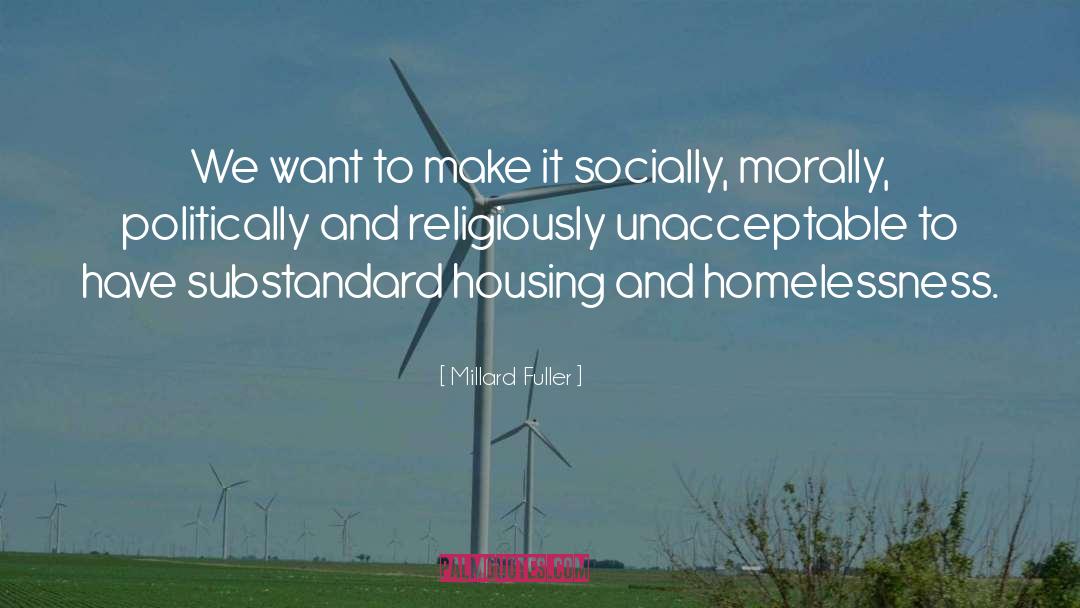 Housing quotes by Millard Fuller