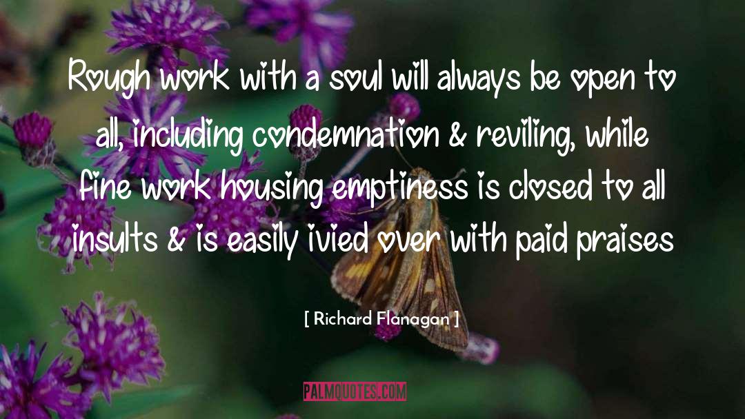 Housing quotes by Richard Flanagan