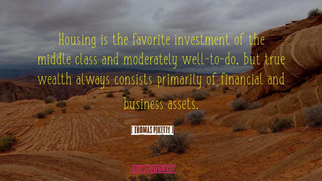 Housing quotes by Thomas Piketty