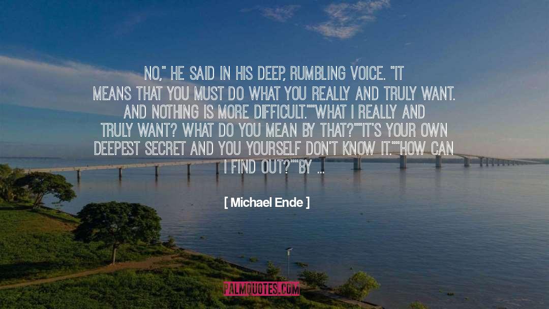 How Do You Really Know Someone quotes by Michael Ende