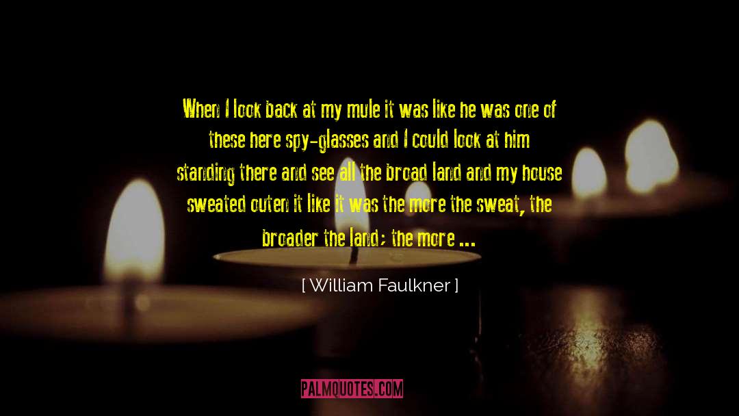 How High I Got Your Back quotes by William Faulkner