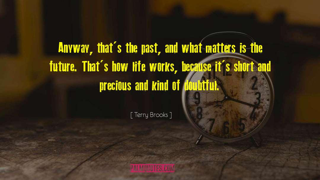 How Life Works quotes by Terry Brooks