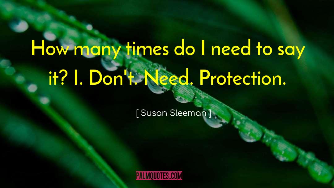 How Many Times quotes by Susan Sleeman