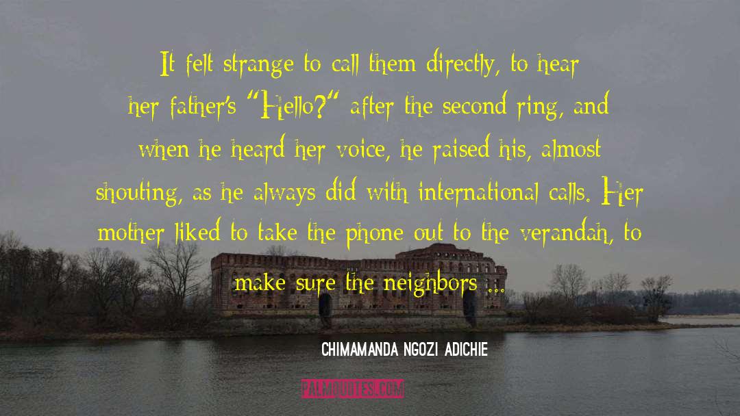 How Strange Is Life quotes by Chimamanda Ngozi Adichie