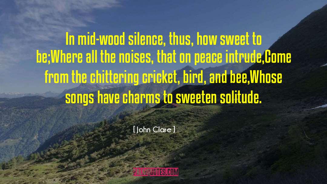 How Sweet quotes by John Clare