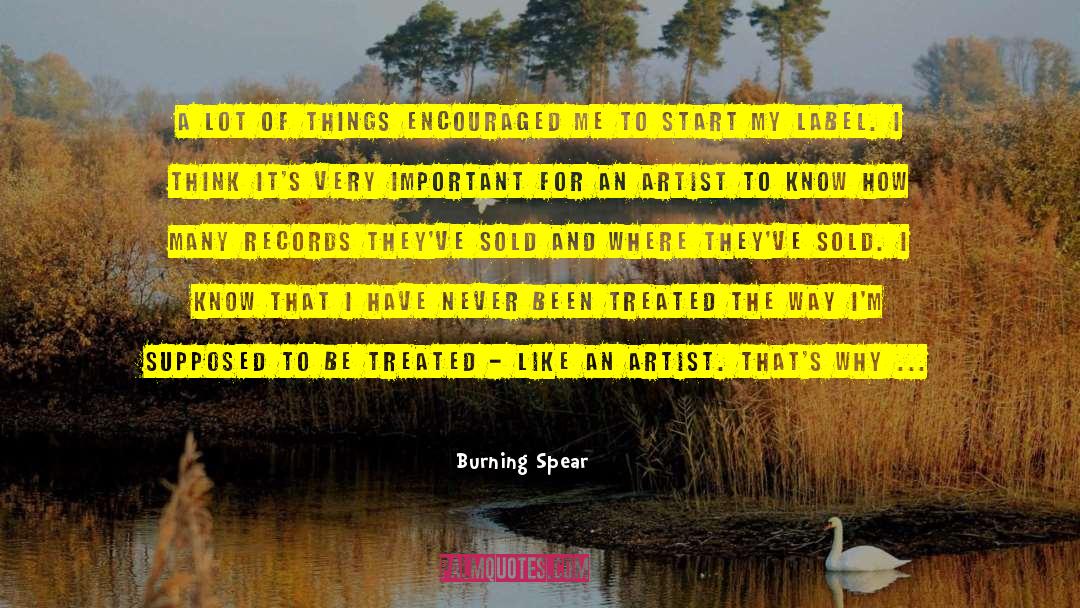 How Things Happen quotes by Burning Spear