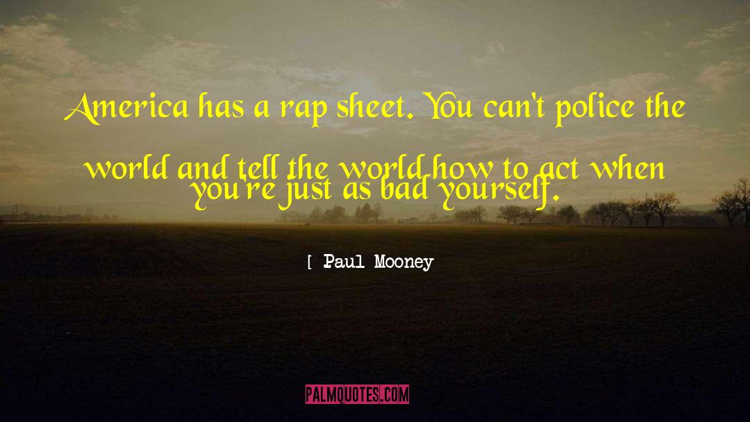 How To Act quotes by Paul Mooney