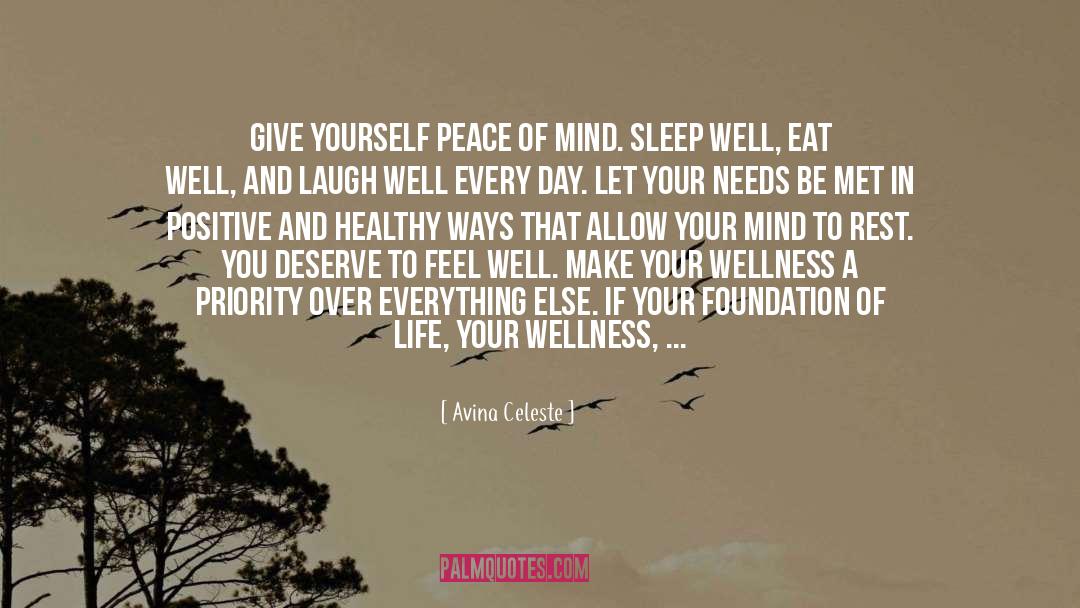 How To Be Healthy quotes by Avina Celeste