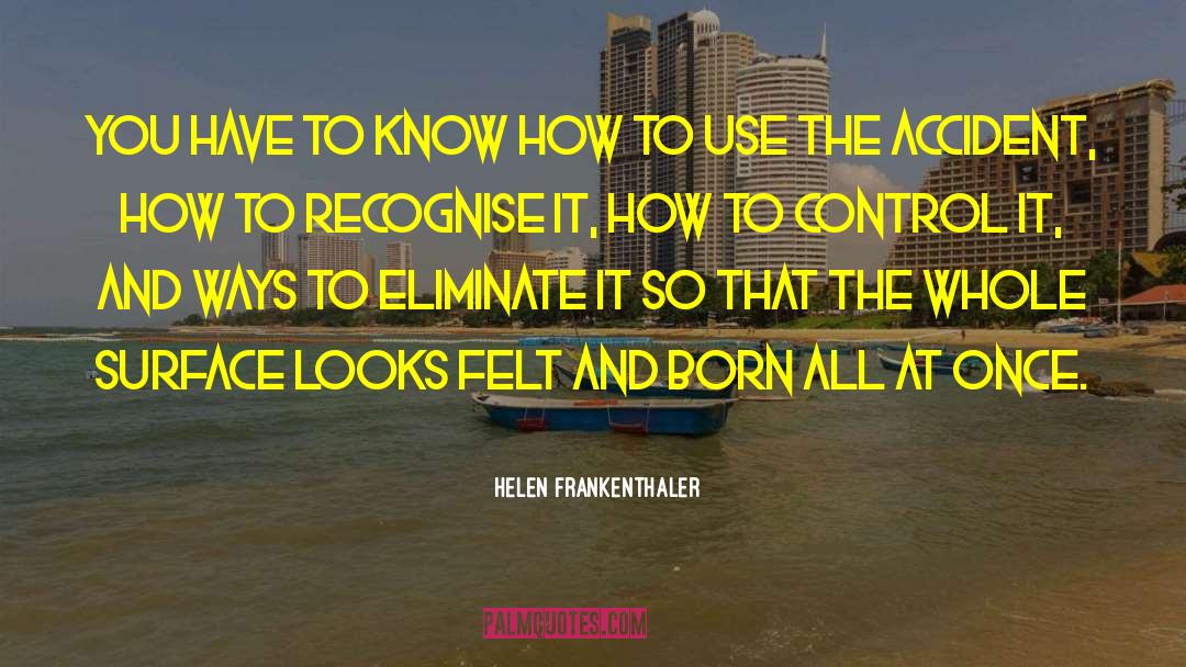 How To Eliminate Poverty quotes by Helen Frankenthaler
