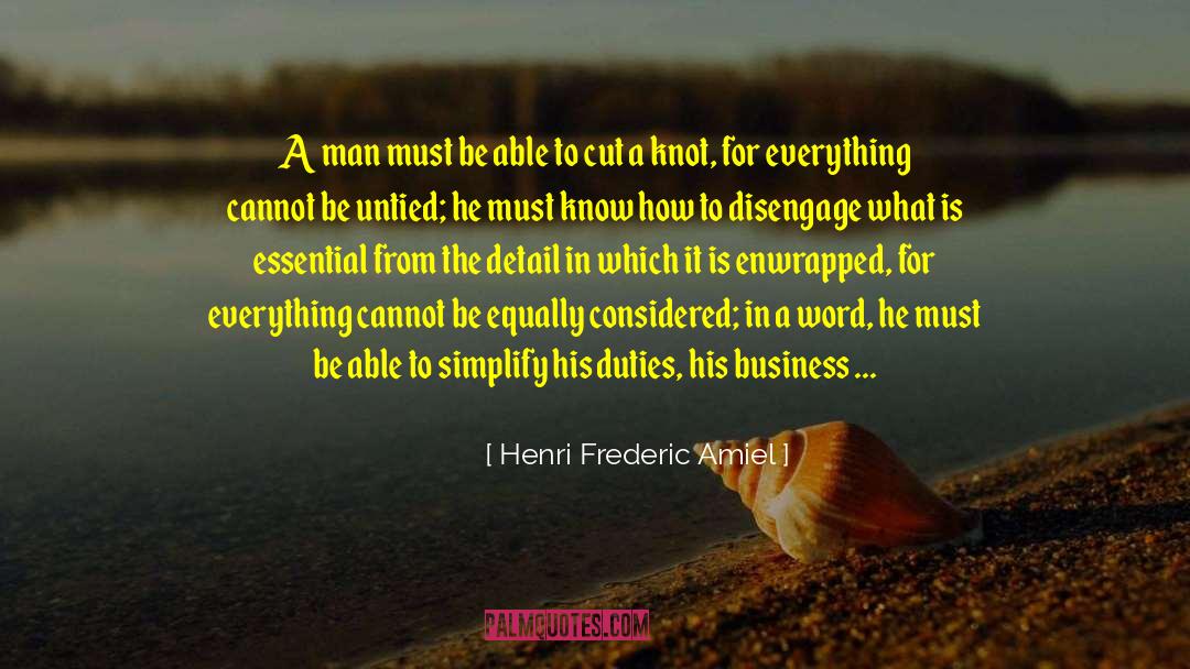 How To End quotes by Henri Frederic Amiel