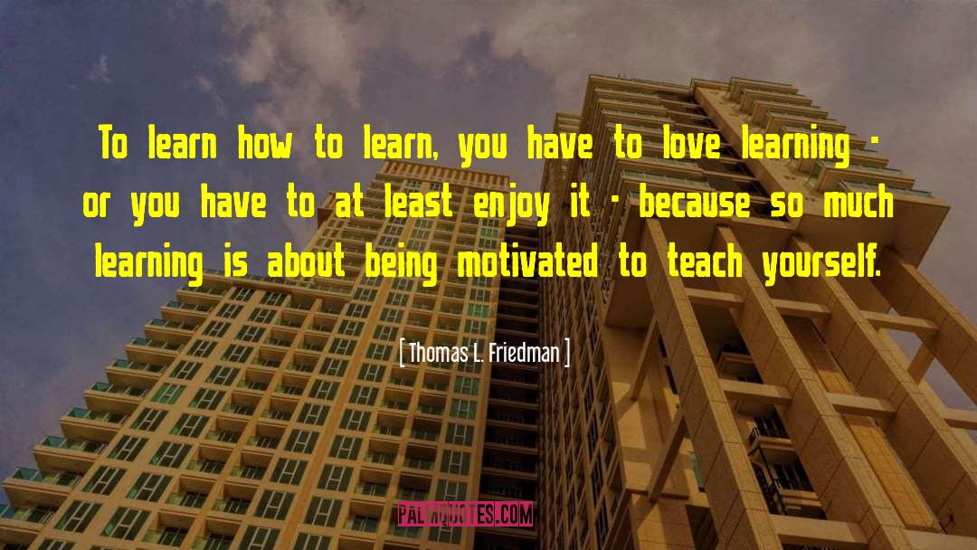 How To Enjoy Life quotes by Thomas L. Friedman