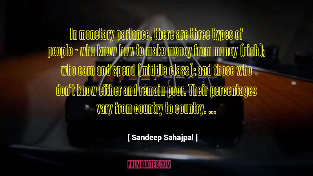 How To Make Money quotes by Sandeep Sahajpal