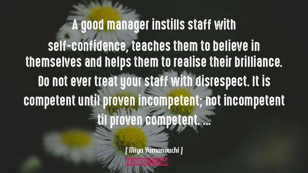 How To Manage Staff quotes by Miya Yamanouchi