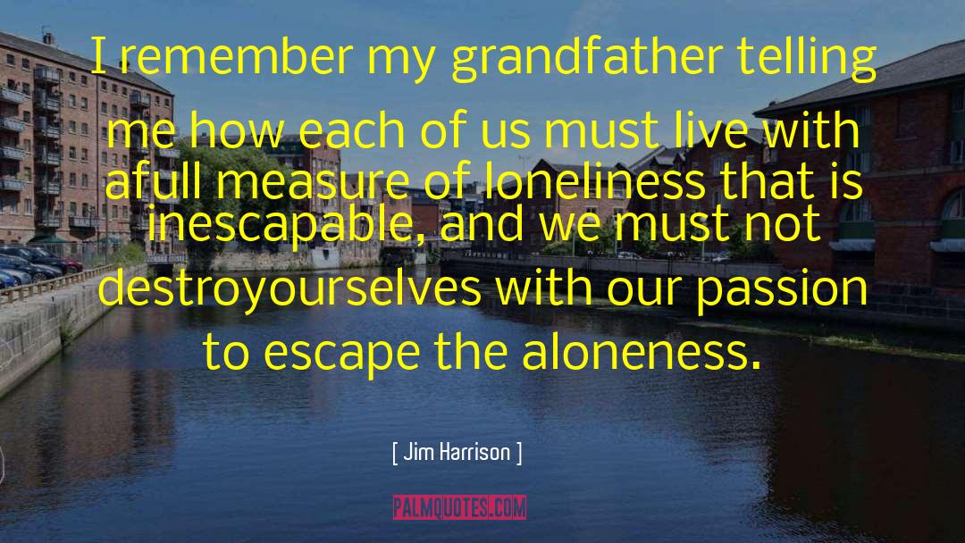 How To Measure Life quotes by Jim Harrison